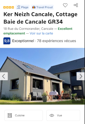 Ker Neizh Cancale : Votre cottage à 300m du GR34, bulle iodée entre Mer & Terre - nous faisons de notre mieux pour que vous vous sentiez comme chez vous