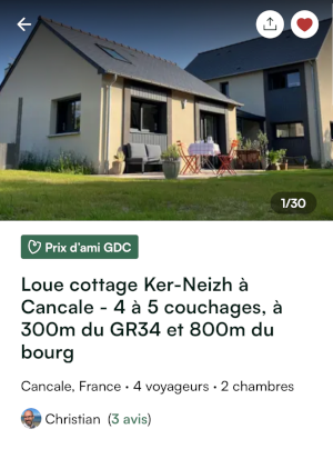 Ker Neizh Cancale : Votre cottage à 300m du GR34, bulle iodée entre Mer & Terre - nous faisons de notre mieux pour que vous vous sentiez comme chez vous